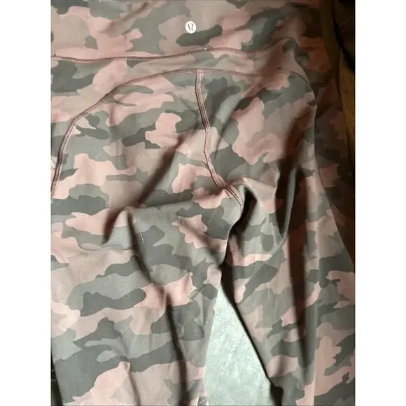 Lululemon leggings print green and brown large - Picture 3 of 6